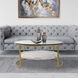 Niccolo 39.38 X 17.75 inch Gold Coffee Table
